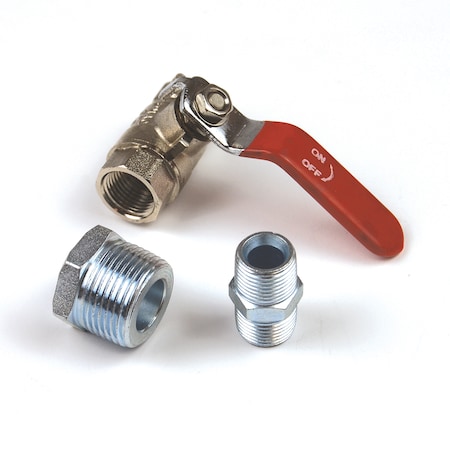 Primefit Compressor Shut Off Valve w 3/4" x 3/8" Adapters CT3438